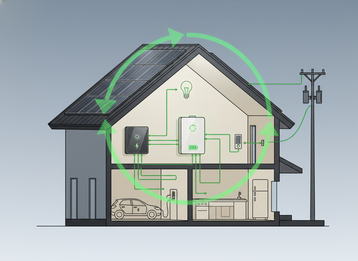 Hybrydowe systemy fotowoltaiczne z magazynem energii zwiększające autokonsumpcję