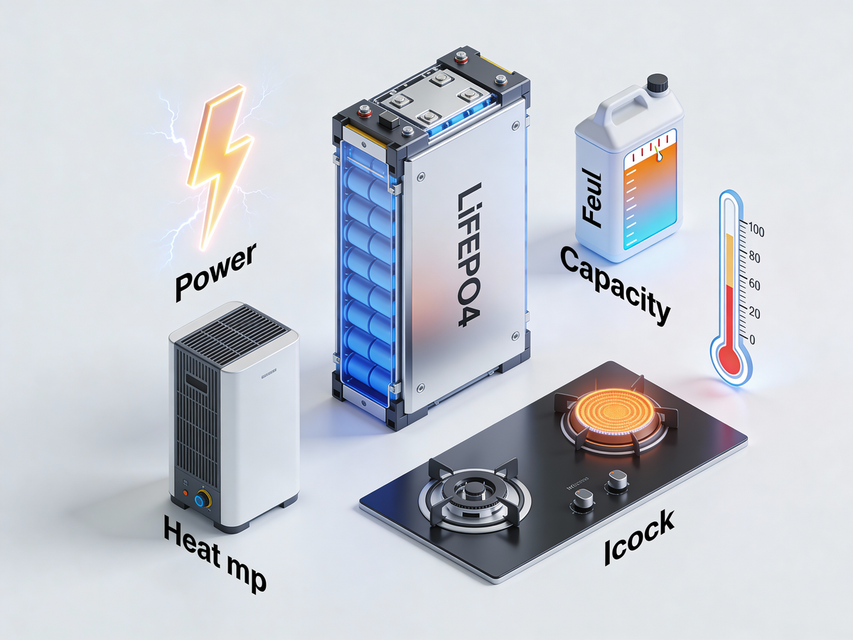 Parametry techniczne i ogniwa LiFePO4 w urządzeniu typu magazyn energii do fotowoltaiki