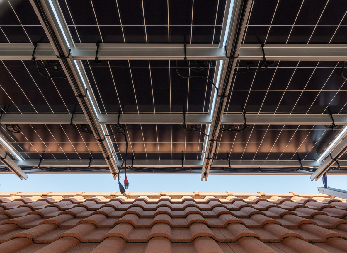 Prawidłowe ułożenie okablowania przy montażu paneli fotowoltaicznych