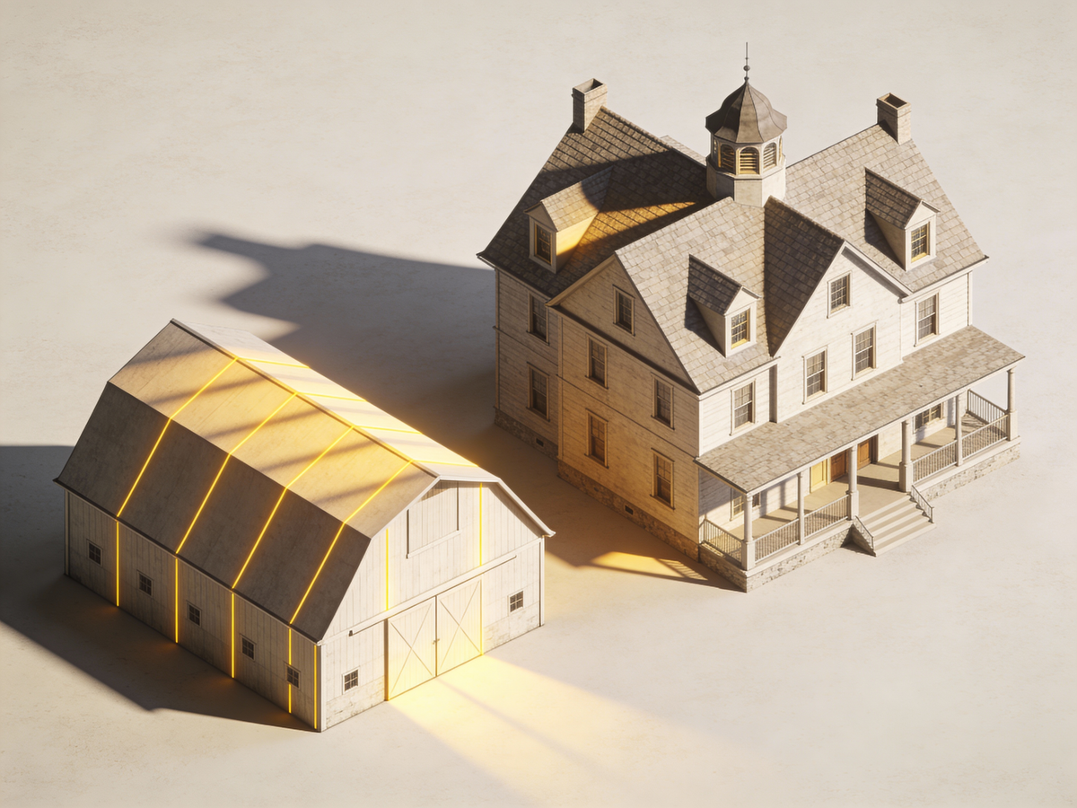 Prosta bryła budynku a efektywne eko domy i nasłonecznienie